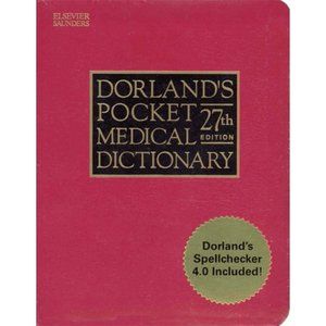 Dorland's pocket medical dictionary with CD (brand new in its original sealed)